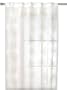 Accents de Ville Sheena Curtain with Back Tabs, White, 42-inch x 90-inch