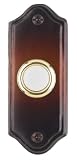 Westinghouse 7619700 Lighted Doorbell Button, Rustic Bronze