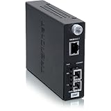 TRENDnet Intelligent 1000Base-T to 1000Base-LX/SX Single Mode SC Fiber Converter (20KM 12.4Miles)