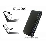 * Housse étui pochette cuir Apple iPhone 3g 3gs - Rabat - Noir *