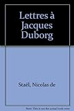 Lettres à Jacques Duborg