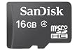 Sandisk 16GB MicroSDHC Memory Card, Class 4