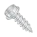 5/16" x 1/2" Type A Self-Tapping Screws/Slotted/Hex Washer Head/Steel/Zinc (Carton: 1,500 pcs)