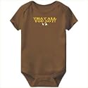 Baby Bodysuit Brown THAT ALL YOU GOT? Sports 12 - 18 Months