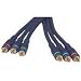 Cables To Go - 40009 - 1.5ft Velocity Component Video Cable (Blue)