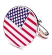American Flag Cufflinks - National/State Pride Formal Wear - Cufflinks
