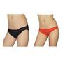 2 PACK: Womens Ambrielle Sexy Bikini Briefs Underwear Panties (Size: 9/XXL)