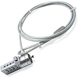 SIENOC Laptop Notebook PC Computer Security Lock 4 digit password protection Anti-theft Color Silver