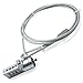 SIENOC Laptop Notebook PC Computer Security Lock 4 digit password protection Anti-theft Color Silver