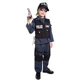 Deluxe Childrens S.W.A.T. Police Officer Costume Set