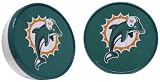 NEW IHIP NFV4000MIA MIAMI DOLPHINS SPEAKER SET NFL FRONT LOGO - NFV4000MIA