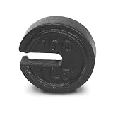 Rice Lake 10160 Cast Iron Round Slotted Interlocking Counterpoise Test Weight, 500lb x 5lb Mass, ASTM Class 7