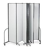 FREEstanding Series Tackable Partition, Olefin/Polyester, 245w x 96h, Gray