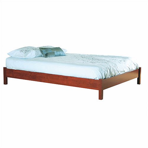 Vintage Queen Low Profile Bed in Classic Cherry By South Shore Furniture