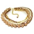 Gold Plated Brass Necklaces with Synthetic Pearl, 18 Inches Gold Plated Brass Necklaces with Synthetic Pearl, 18 Inches