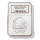 2007 Little Rock Central High School Desegregation Silver Dollar PF69 NGC