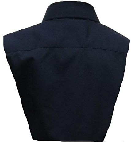 Blooks Womens Point Collar 100% Cotton Dickey - Half Shirt