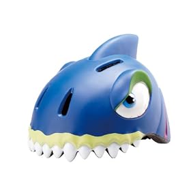 Crazy.Stuff Kids Shark Bicycle Helmet - Blue