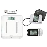 HoMedics MiBody Scales, Pedometer and Blood Pressure Monitor Fitness Analysis Setby HoMedics