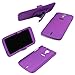 Studio 6.0 HD Case, SOGA [Holster Combo Series] Slim Hard Armor Case with Kickstand and Swivel Belt Clip for BLU Studio 6.0 HD D650A (NOT Compatible With BLU STUDIO 6.0 LTE) - Purple