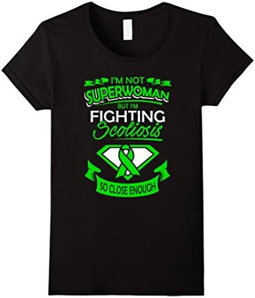 Women's Scoliosis Awareness Shirt For Women Small Black