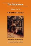 The Decameron Volume II of IV[EasyRead Large Edition]