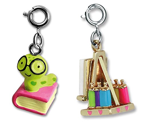 CHARM IT! I Love Art & Bookworm Charms - Two Charm Set