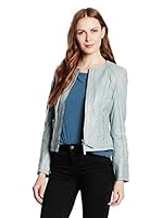 SYM Cazadora Piel (Azul)