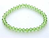 Leukemia Awareness Green Genuine Swarovski Crystal Bracelet