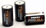 D Size Duracell Procell Battery. Package of 12