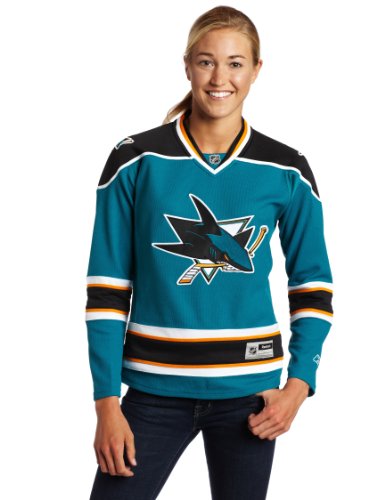 NHL Women's San Jose Sharks Reebok Premier Team Jersey - 7214W514Wrsjs (Teal, XX-Large)