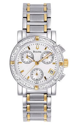 Bulova Women's 98R98 Diamond Chronograph Watch