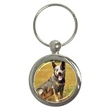Australian Cattle Dog Key Chain (Round)