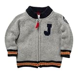 Junior J by Jasper Conran- Grey knitted cardigan- 9-12 months