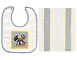 C&F Lil’ Wonder Dog Bib & Burp Cloth Set