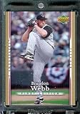 2007 Upper Deck First Edition Baseball Card #174 Brandon Webb Arizona Diamondbacks - Mint Condition - In Protective Display Case !