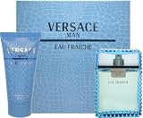 Versace Man Eau Fraiche by Gianni Versace for Men 2 Piece Set Includes: 3.4 oz Eau de Toilette Spray + 2.5 oz After Shave Balm
