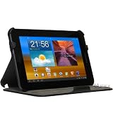 BLUREX Leather Slim folio Case With Multi-Angle Stand for...