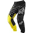 Fox Racing 180 Rockstar Youth Boys MotoX Motorcycle Pants w/ Free B&F Heart Sticker Bundle - Black/Yellow