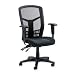 Executive High-Back Chair, Mesh Fabric, 28-1/2"x28-1/2"x45, BK (LLR86200) Category: Metal Office Chairs