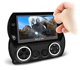 Tuff-Luv Silicone Case (Sony PSPGO PSP GO) - (Black) + Screen Protection