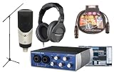 PRESONUS Audiobox Bundle Studio Kit + Mikrofonständer