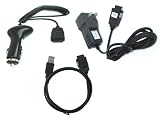 3 in 1 Charger Kit for Samsung Yp - K5: Wall / Travel Charger,Car Charger and 2in1 USB Sync and Charging Data Cable
