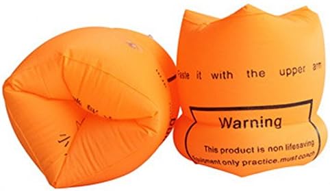 2PC PVC Inflatable Adult Strong Buoyancy Sleeves Arm Bands Inflatable Arm Bands
