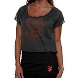 San Francisco Giants Women's Double Hit Top - Touch by Alyssa Milano