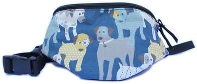 Chira Designs Adorable Dog fabric Fanny Pack - Waist Bag