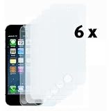 ArktisPRO 6 x kristallklare iPhone 5 PREMIUM Display Schutzfolie (6 x iPhone 5 Displayschutzfolie kistallklar unsichtbar)von "ArktisPRO"