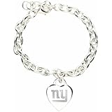 NFL New York Giants Heart-Charm Bracelet
