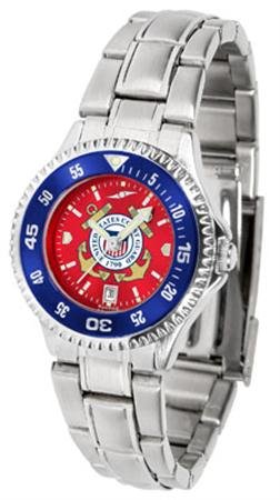 U.S. Coast Guard MILITARY Womens Steel Anochrome Watch