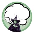 Wizard of Oz Wicked Witch Sticky Note Pad
